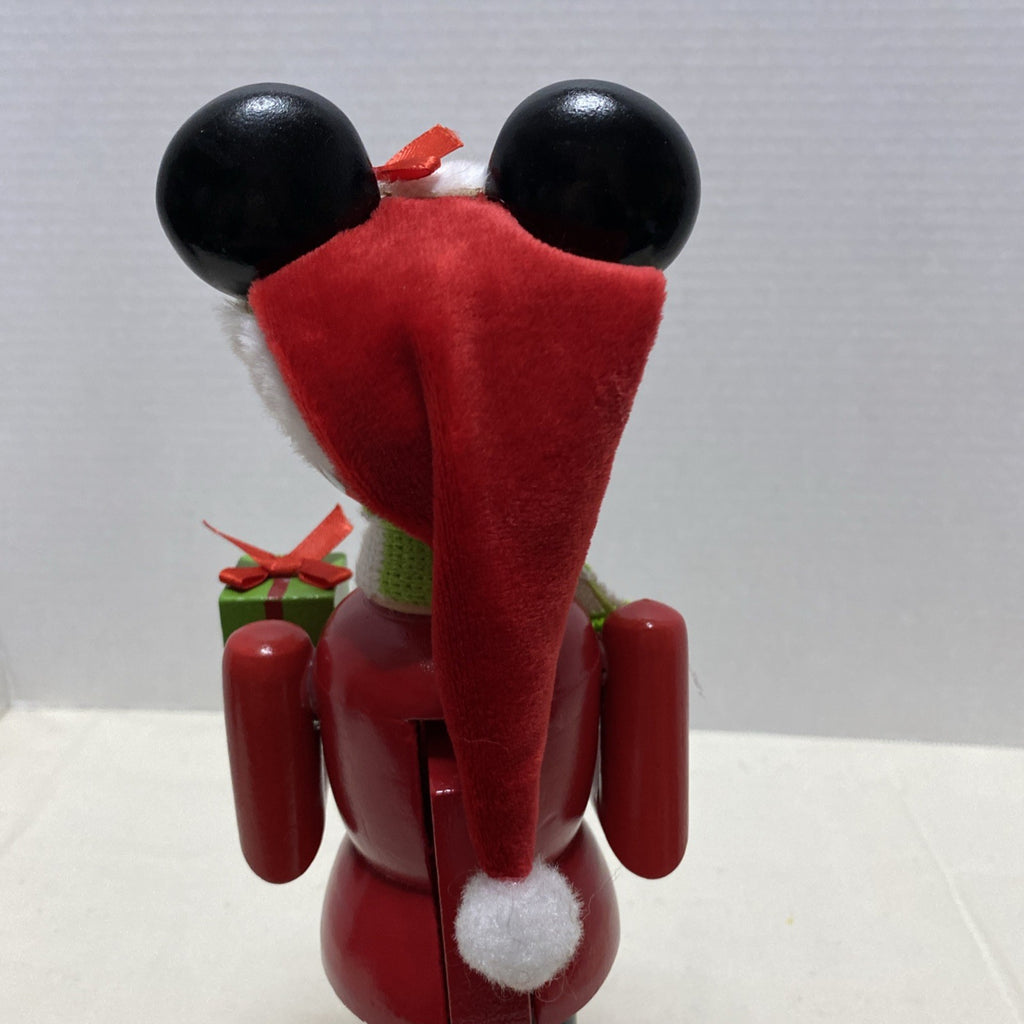 DISNEY CHRISTMAS Nutcracker MINNIE W/ SCARF & HOLDING A CHRISTMAS GIFT 11" Tall