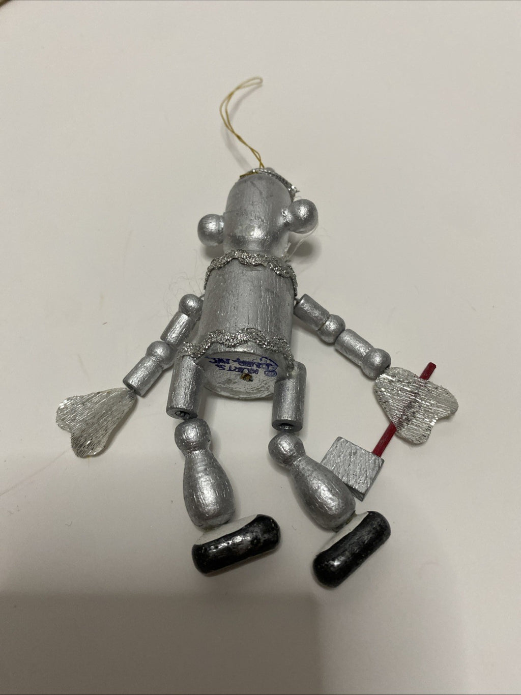 Vtg Wizard of Oz Wooden Kurt & Adler Ornament Tin Man