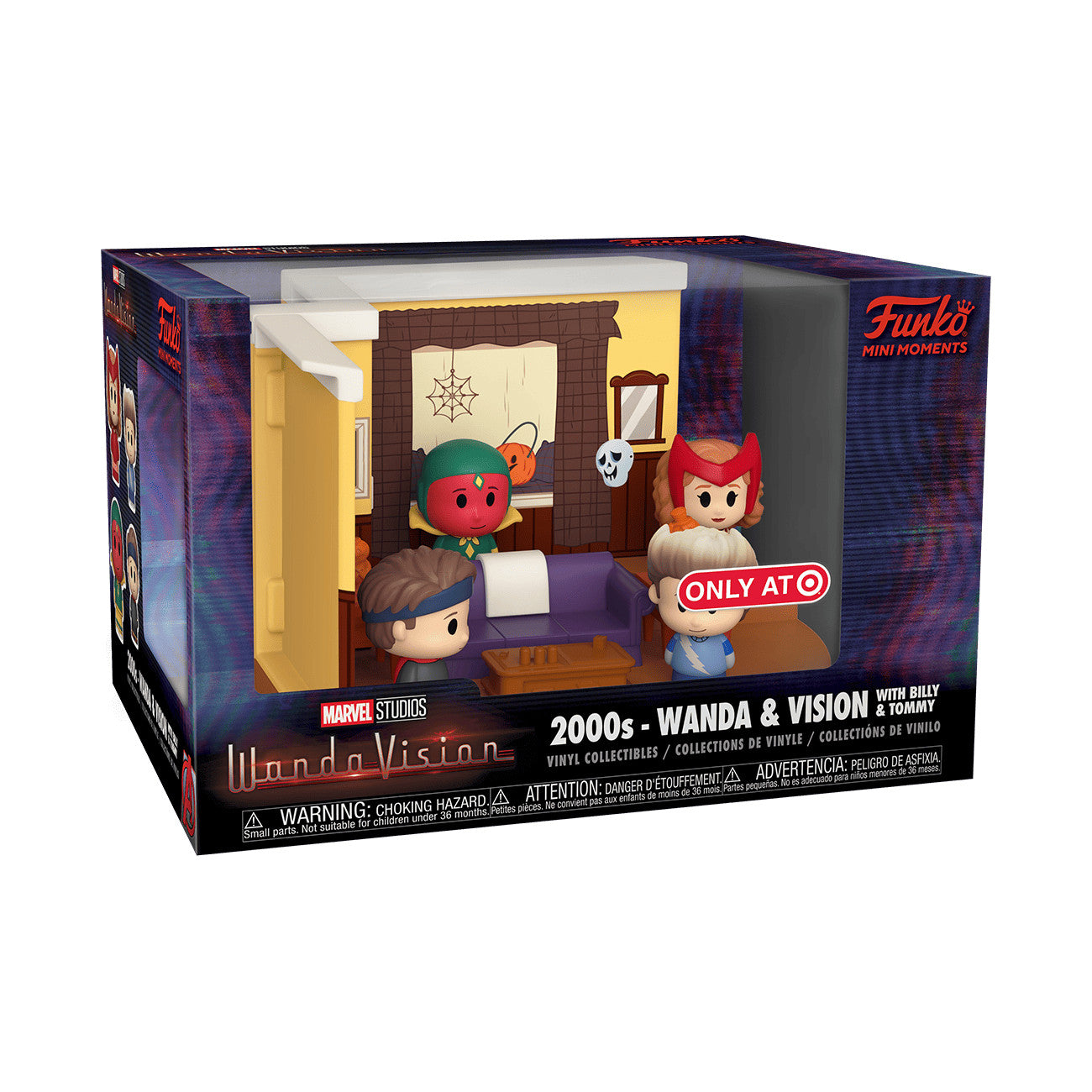 Funko Mini Moments-Wandavision 2000's- Wanda & Vision w/Billy & Tommy- NIB