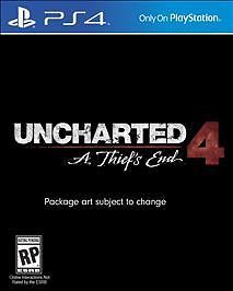 Uncharted 4: A Thief's End Sony PS4 PlayStation 4 2016 Complete Original Case