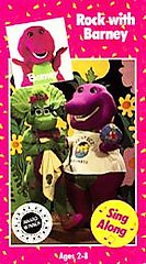 VTG VHS Barney & Friends Rock With Barney 1991 Video Tape Sing Along Lyons Group