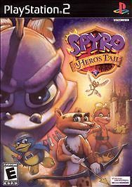 Spyro: A Hero's Tail (Sony PlayStation 2, 2004) Complete with manual.