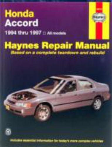 Haynes Repair Manual 42013: Honda Accord 1994-1997 All Models