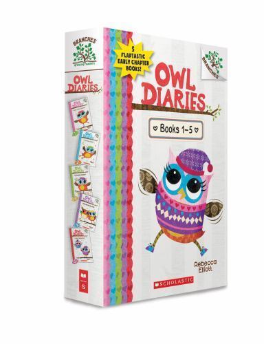 Owl Diaries, Books 1,3,4,5,14 a Branches Box Set by Rebecca Elliott (2016)