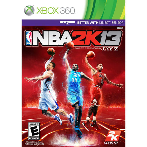 NBA 2K13 (Microsoft Xbox 360, 2012) Disk Only.